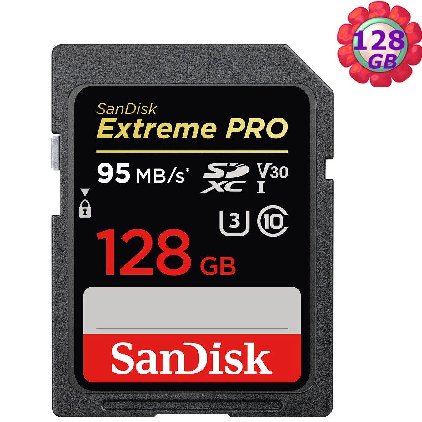 SanDisk 128GB 128G SDXC【95MB/s】Extreme Pro 633X SD UHS-I UHS 4K U3 Class 3 C10 Class 10 V30 原廠包裝 相機記憶卡