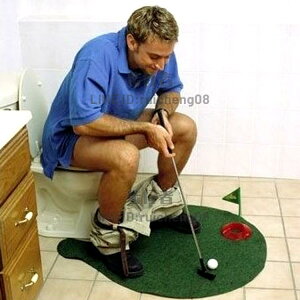 大號不無聊 廁所高爾夫 迷你高爾夫 休閒玩具 馬桶高爾夫 禮物 過年遊戲 闔家歡樂