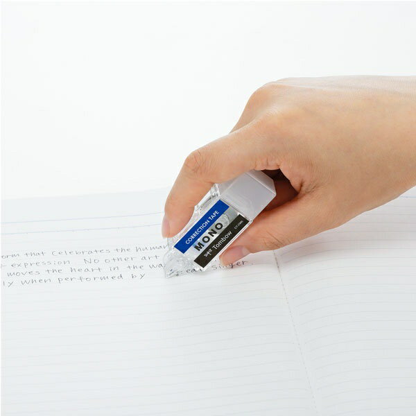 日本暢銷原裝 Tombow 蜻蜓牌 MONO CT-CM5 口袋型修正帶 拋棄式 修正帶 立可帶 經典藍白紋造型 3