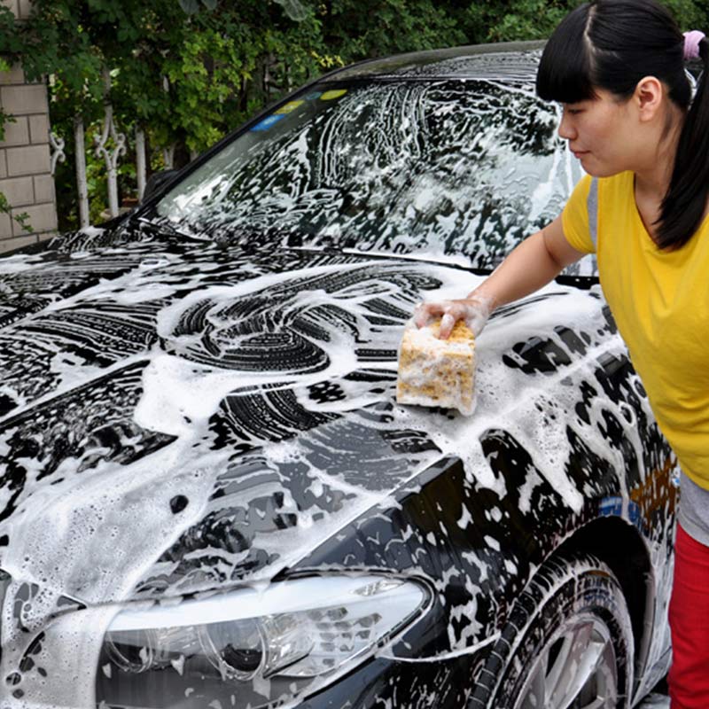 汽車洗車海綿清潔海綿洗車工具內飾清洗工具車窗清潔工具