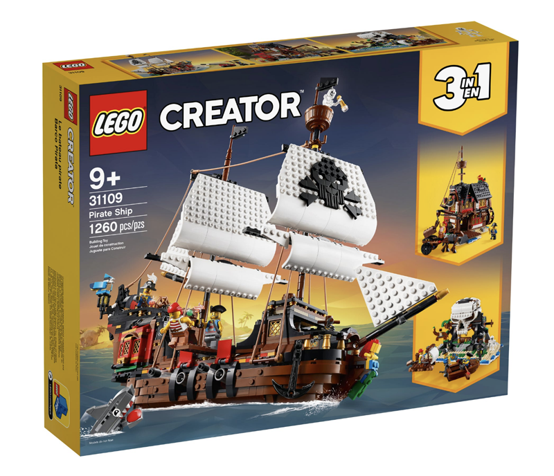 【LETGO】現貨 樂高正版 LEGO 31109 Creator系列 三合一 海盜船 / 骷髏島 驛站 3IN1