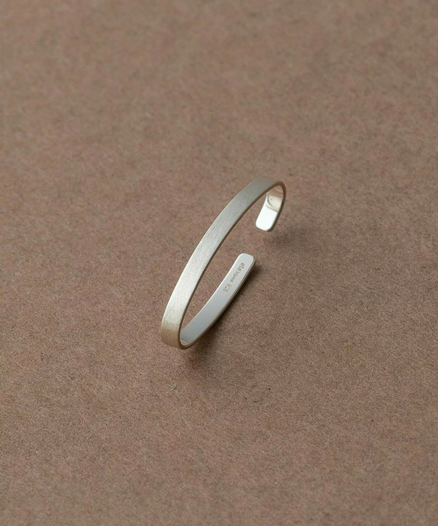 [bijoux] ete 細版經典線型耳釦 銀色  | 耳環  送禮 情人節 [Rakuten Fashion]