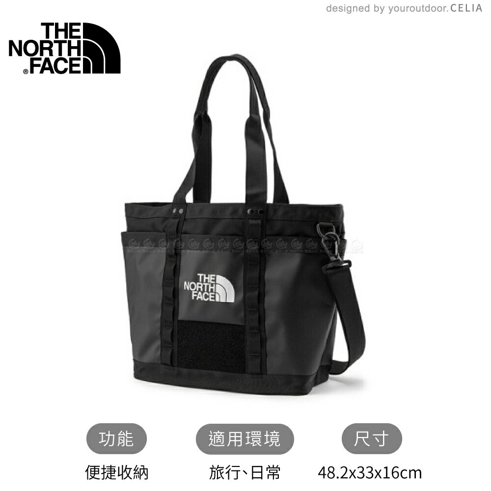 The North Face 17L 背提包《黑》】3KZU/多功能休閒包/托特包/購物提袋