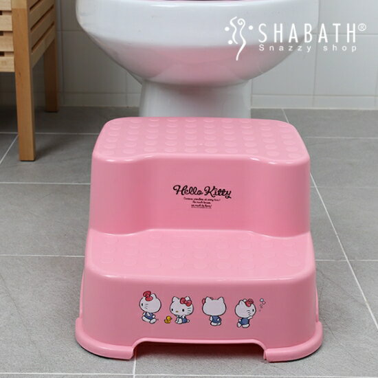 大賀屋 Hello Kitty 階梯椅 浴室椅 椅子 小階梯 兒童階梯 兒童 凱蒂貓 KT 三麗鷗 T00110164
