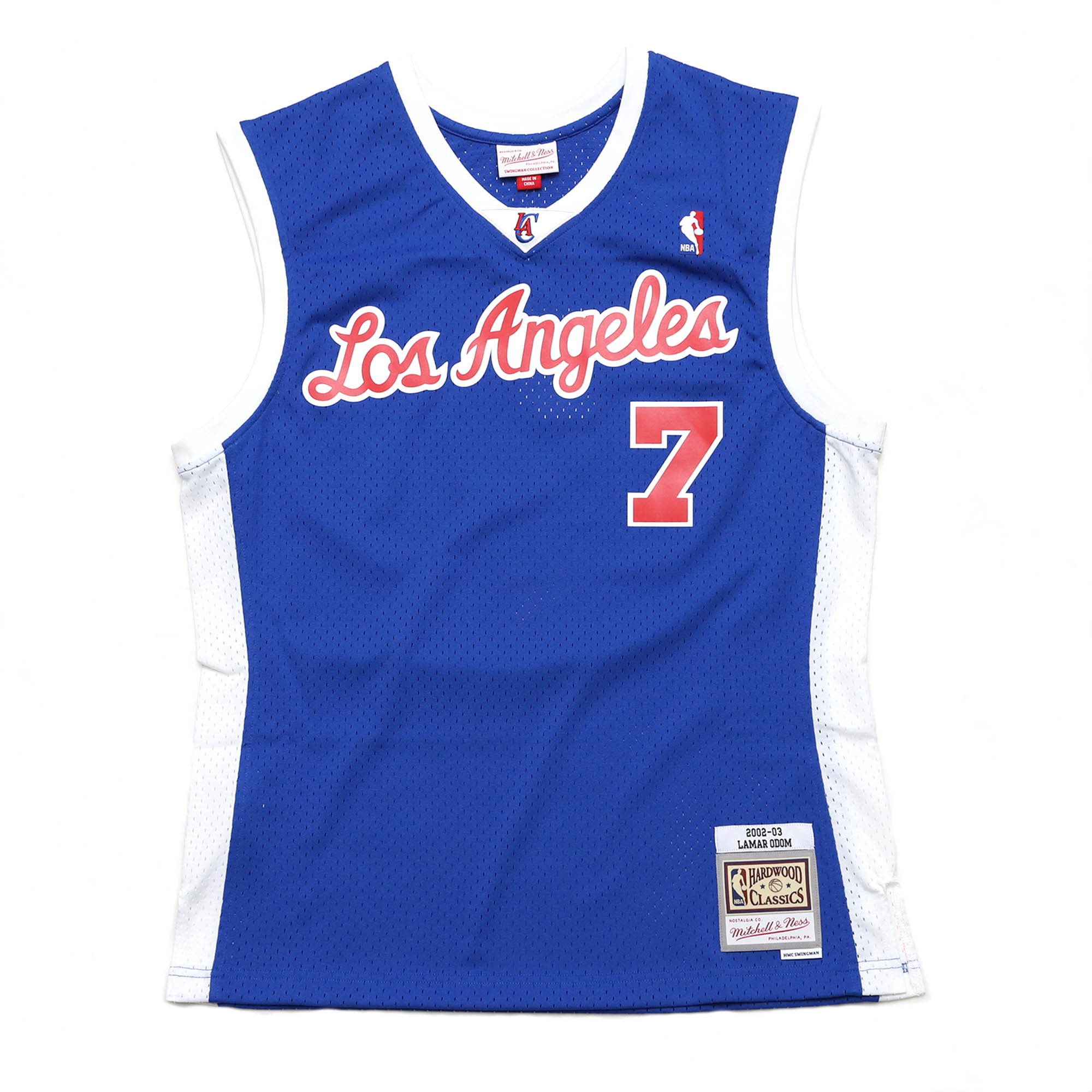 【毒】Mitchell & Ness NBA 球迷版球衣 Lamar Odom 02-03 Alt 快艇 藍【領券折222｜Cube卡+APP下單最高10%回饋】