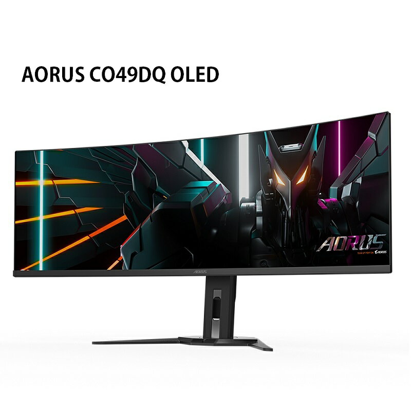 【享最高折300】技嘉 AORUS CO49DQ OLED 49型/5K/144hz/0.03ms曲面電競螢幕