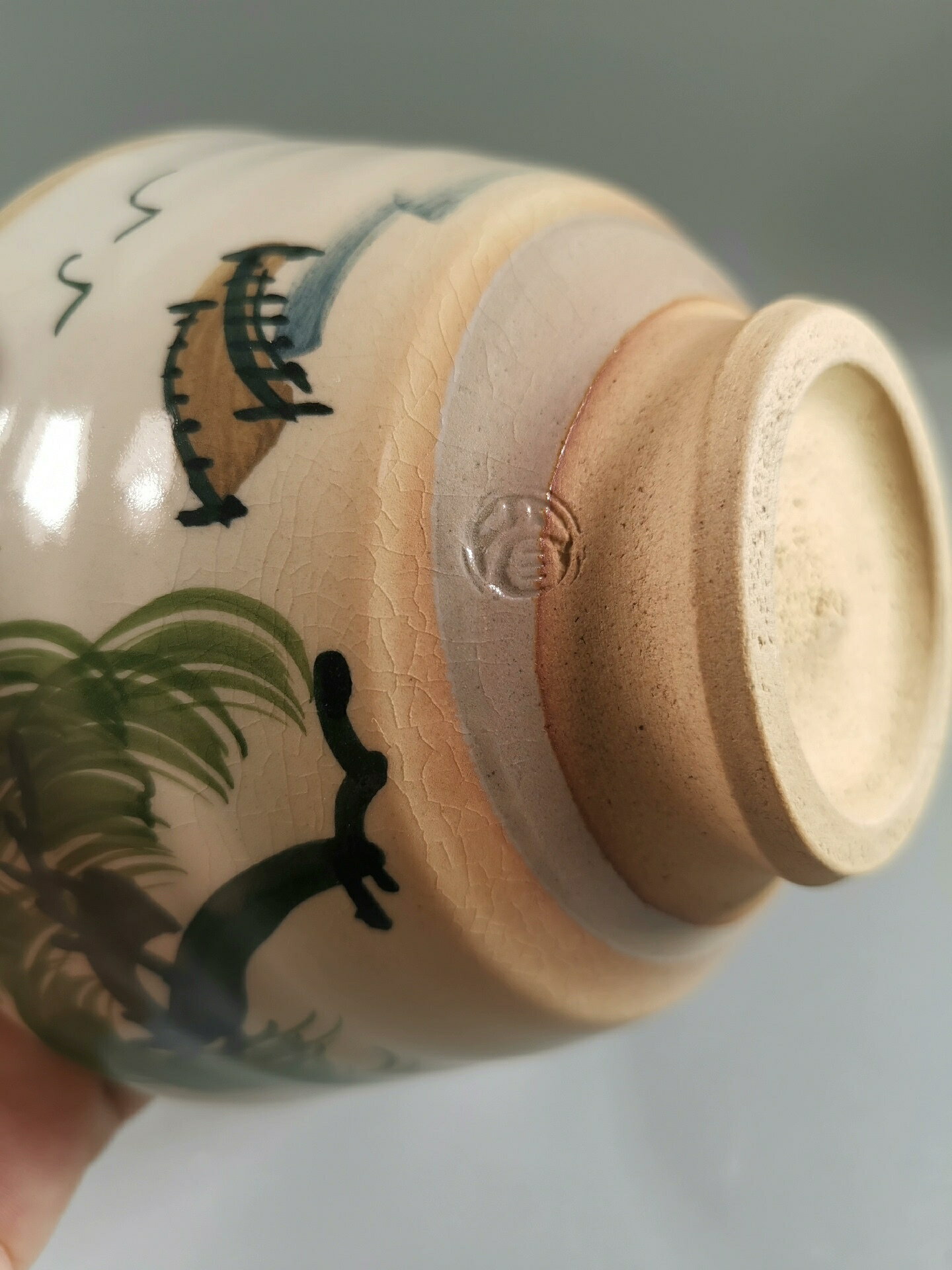 日本陶藝家谷川省三作茶碗抹茶碗，日本常滑市無形文化財| Seven