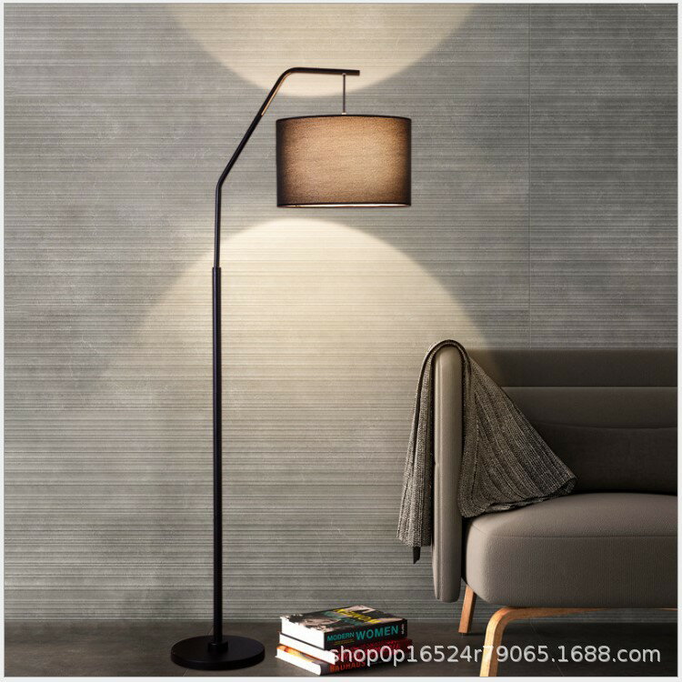 北歐現代創意落地燈美式客廳沙發書房臥室民宿床頭極簡立式臺燈