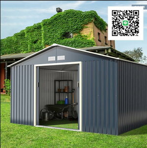 特賣中✅簡易工具房 花園別墅儲物房戶外可移動鐵皮房組裝屋活動板房隔離室