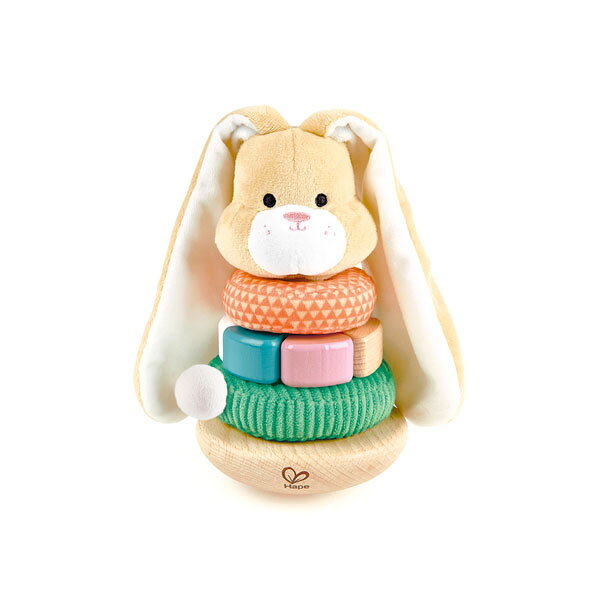 德國Hape 趣味小兔子堆塔【悅兒園婦幼生活館】