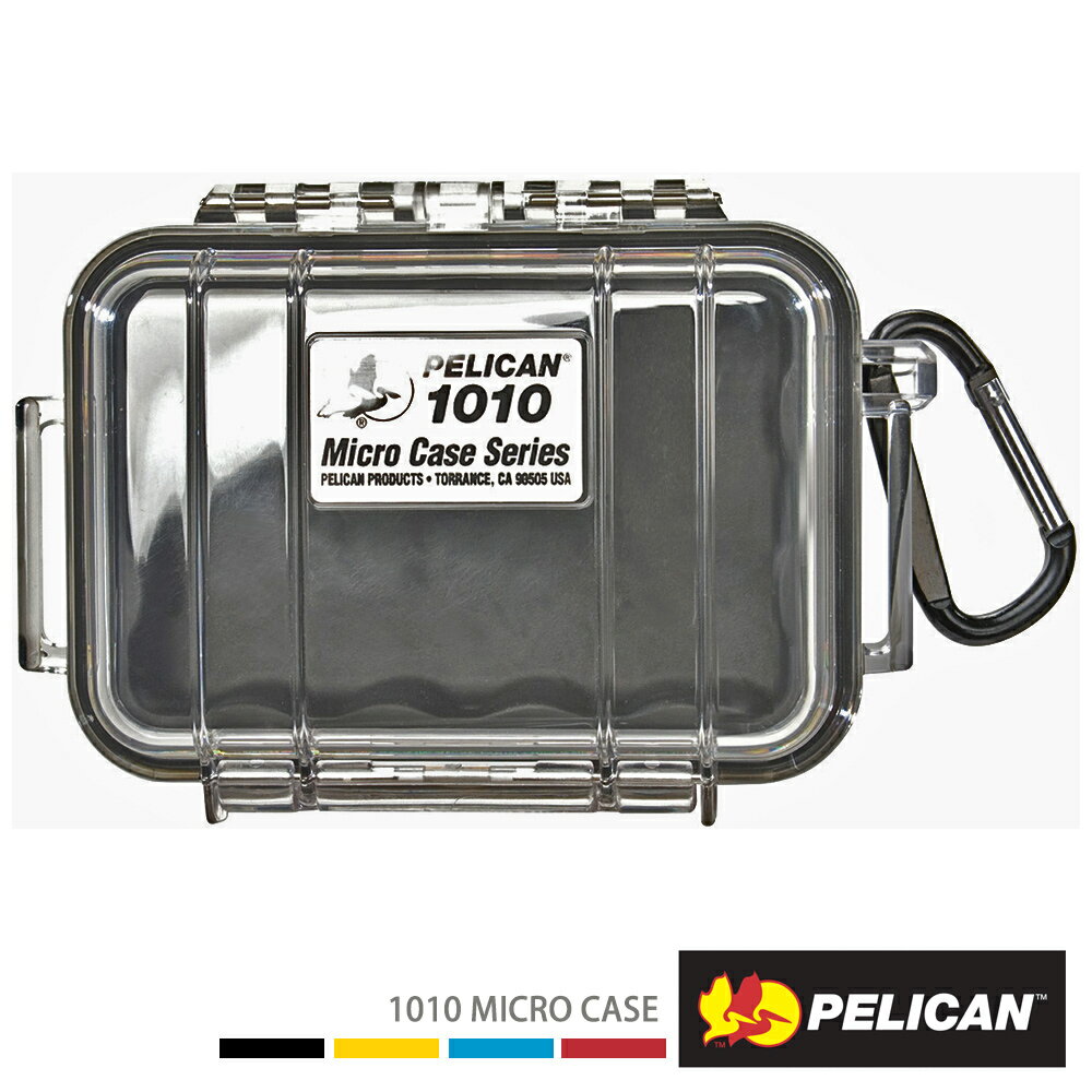 限時★.. 美國 PELICAN 1010 Micro Case 派力肯 塘鵝 微型防水氣密箱 透明黑 公司貨【夏日限時 全館點數5倍送】