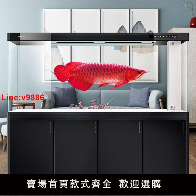 【臺灣公司 超低價】YEE大中型魚缸客廳家用水族箱雙層過濾高畫質玻璃生態龍魚缸免換水