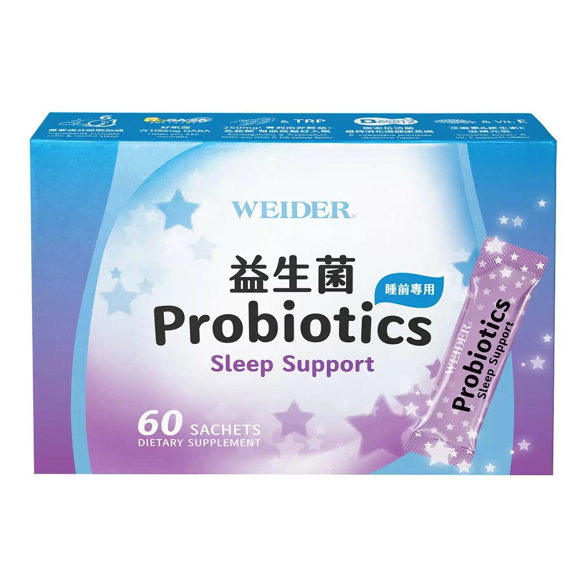 威德 益生菌睡前專用 3克 x 60包