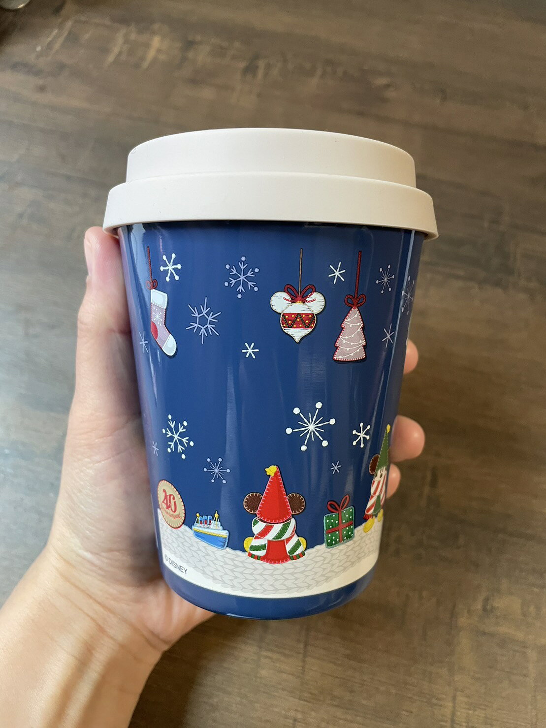 【現貨】東京迪士尼 tokyo disney 冬季限定小精靈不鏽鋼隨身杯 手拿杯 370ml 1