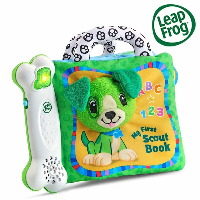 LeapFrog 跳跳蛙 My First Scout Book 有聲學習布書-Scout★衛立兒生活館★
