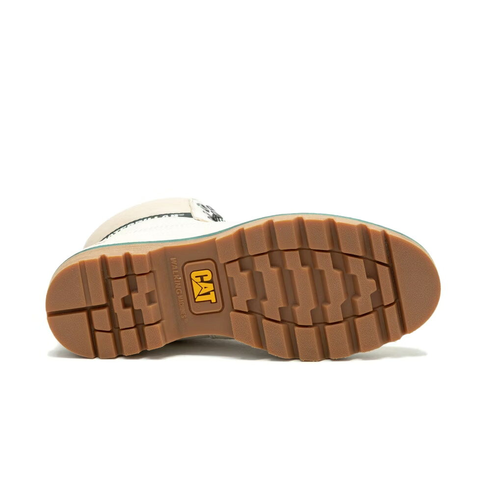 CAT COLORADO 2.0 經典復刻工裝靴 女鞋－米白 6