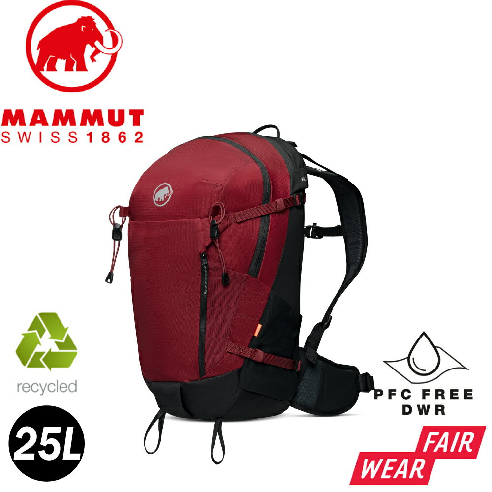 【MAMMUT 長毛象 MA Lithium 25L 女《緋紅/黑》】2530-00730/登山/健行/山地訓練