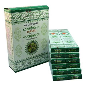 [綺異館] 印度線香 阿育吠陀 蘿勒 AYURVEDIC BASIL(TULSI) 新品上市 3盒100