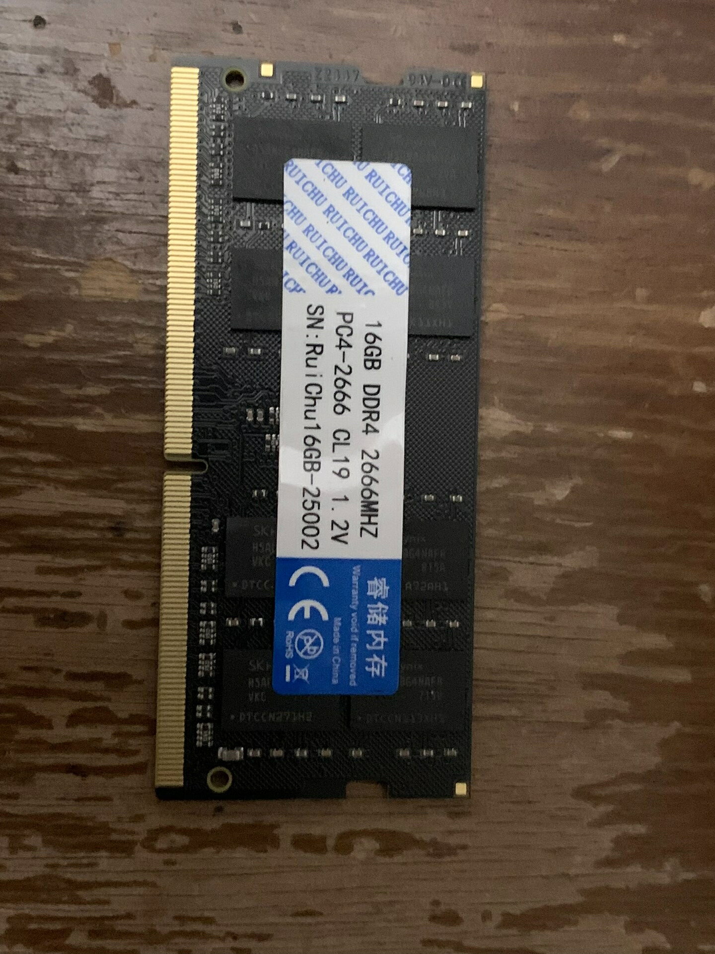 華碩戴爾筆電適用 DDR4 2666 16G 記憶體 高效能穩定執行 筆記型電腦升級首選 二手良品測試正常