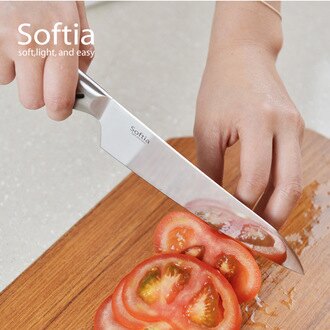【日本Softia設計廚具】一體成形蔬果刀-140mm
