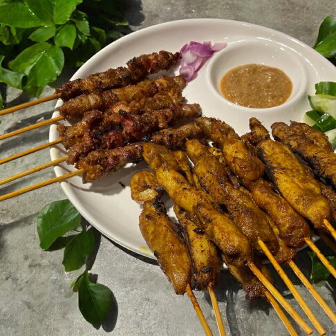 馬來舅 | 羊肉沙爹串 附沙爹醬 10入/包 馬來西亞必吃美食 高雄異國美食 真材實料 手工製作 2