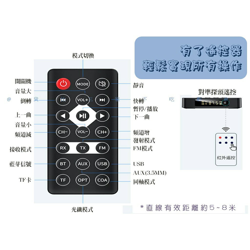 @貨比三家不吃虧@NFC數顯藍芽接受器 藍芽音頻接收器 AUX接口3.5轉接老式 車載接收器轉接器 升級藍芽 音頻發射器 7