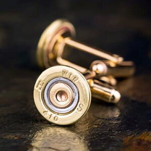 【紳士用品專賣】美國 Bullet - 410 Gauge 散彈槍子彈袖扣