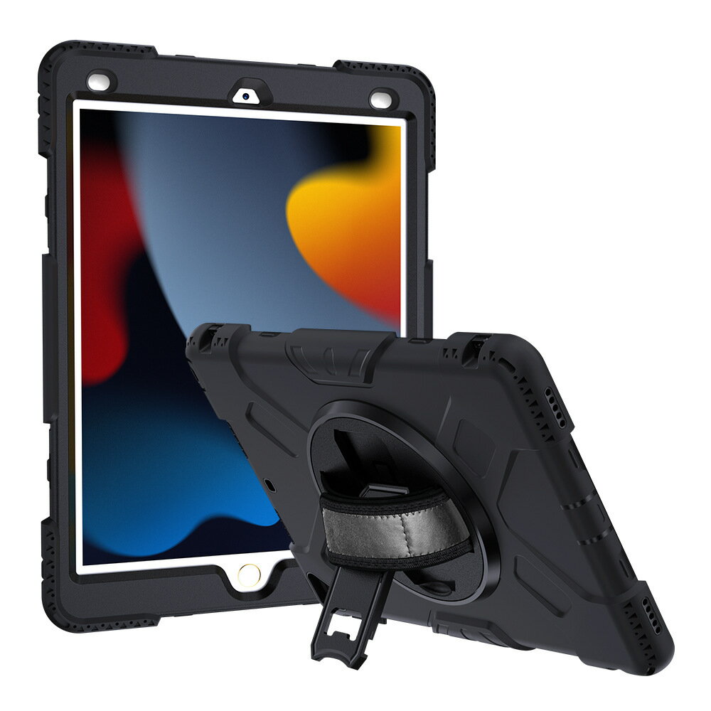 【廠商直寄】10入x 矽膠款 保護殼-不含背帶 適 iPad 10.2吋 9/8/7代 軍規防摔 保護套 10.2 10.5吋