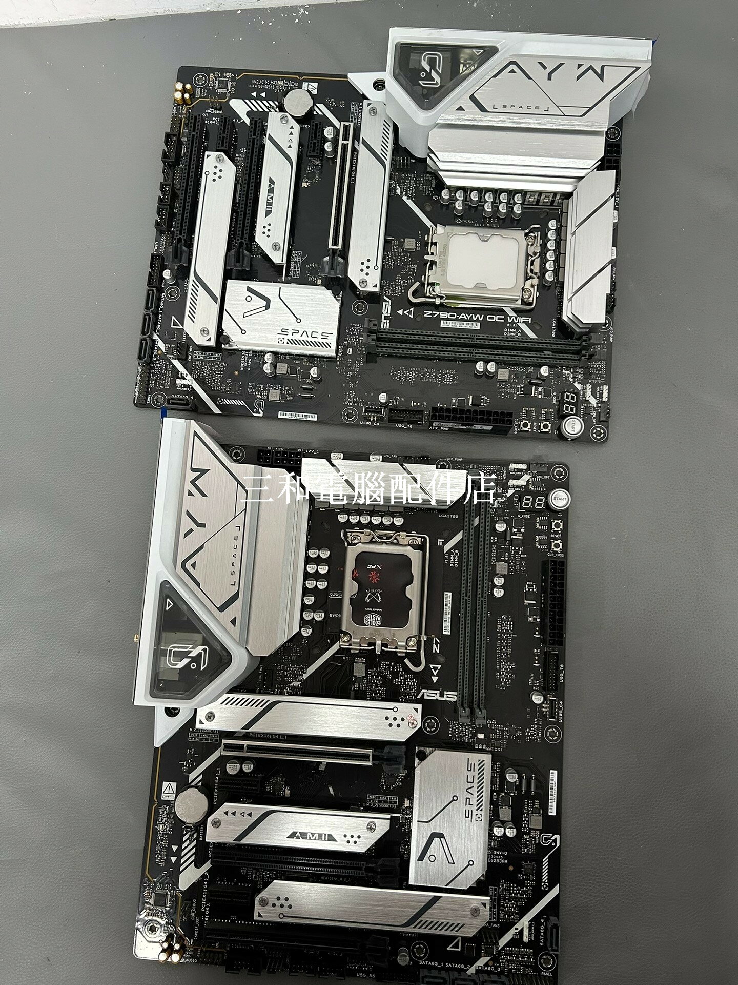 華碩 Z790 AYW OC D5 主機板 支援 5 代內存 13600KF 拆機配件 實拍 M 2 硬碟 介面