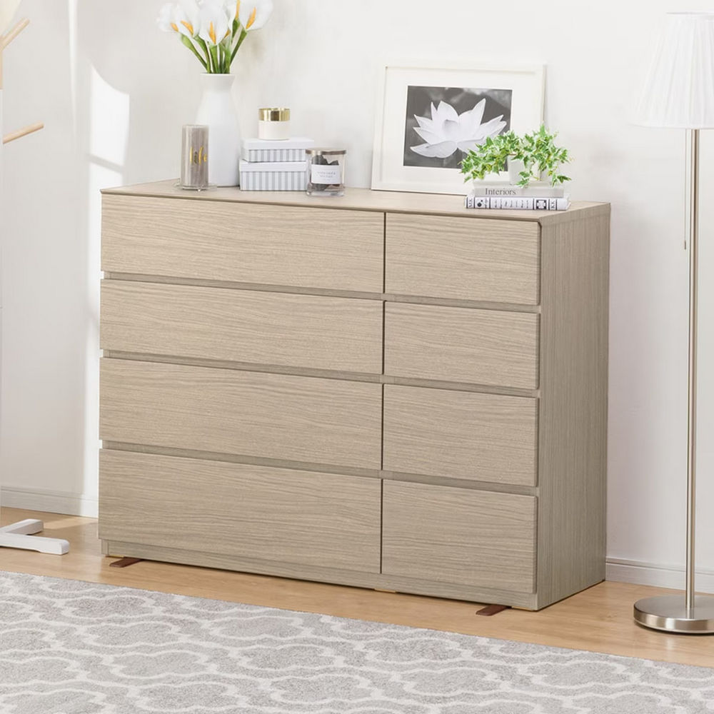 ◎防傾倒 矮整理衣櫃 斗櫃 QUESS 120 4抽 GY NITORI宜得利家居