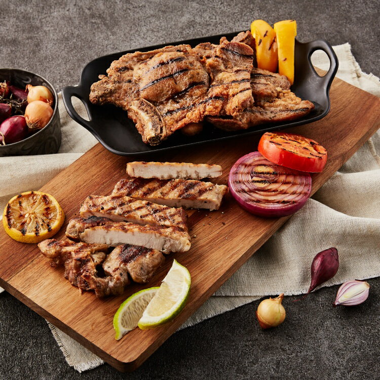 大成食品︱(綜)黃金脆皮雞腿排(210g/片)10片+台灣豬極厚排骨(250g/g)5包 十五件組 烤肉 派對 露營必買 家常菜 烤箱 氣炸鍋 3