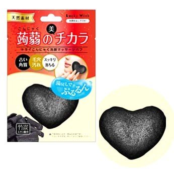 【領券滿額折100】 日本Lucky wink潔顏按摩蒟蒻(綠茶/竹炭)