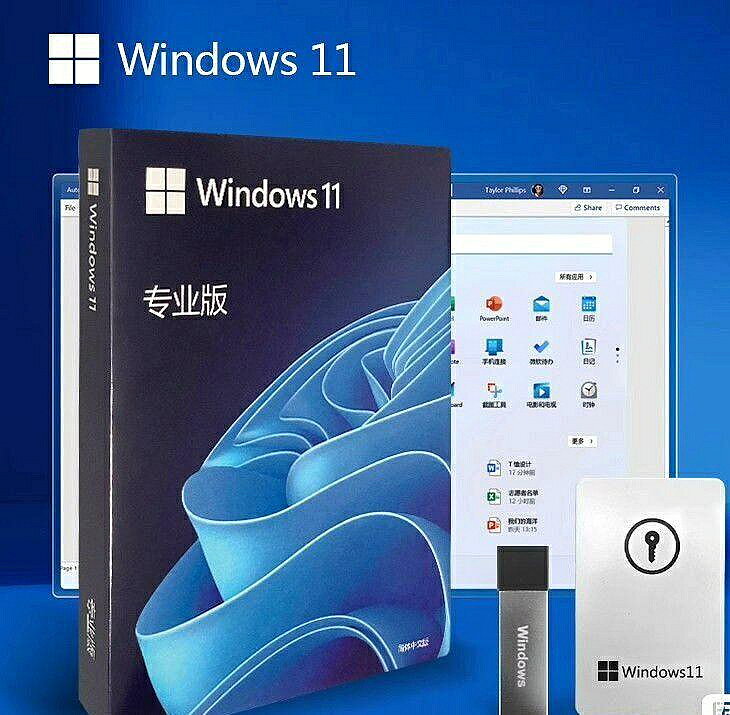 微軟Windows 11/10 中文專業版 原版彩盒套裝 正版授權 一機一碼 線上啟用 無限重灌 特【微軟批發零售】