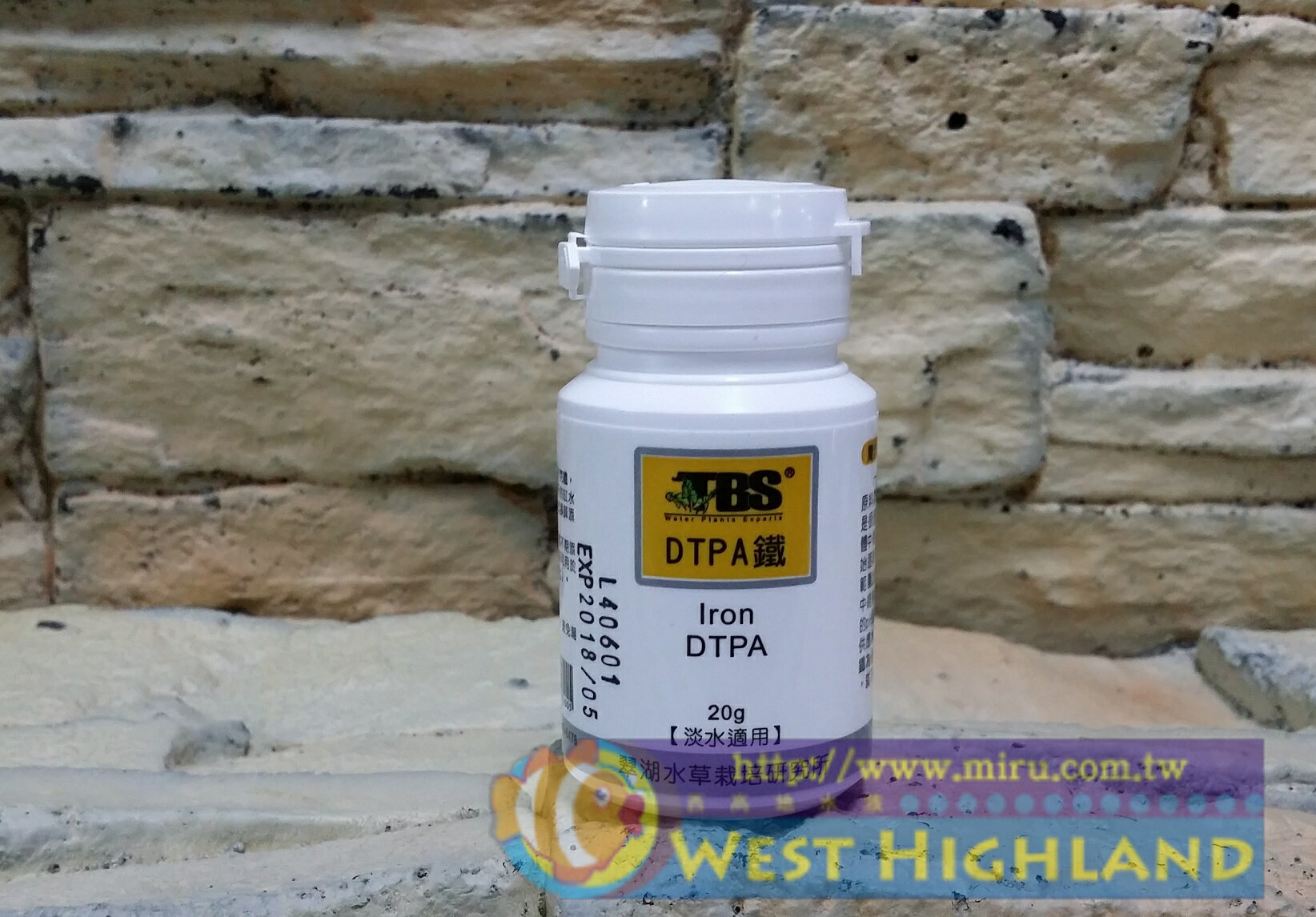 【西高地水族坊】翠湖TBS Lron DTPA鐵 20g