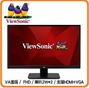 Viewsonic 優派 VA2209-MH 22型三側無邊框設計 內建喇叭寬螢幕