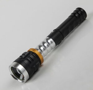 LIEHUO鋁合金強光手電筒 LED多功能 360度旋轉燈頭 強性磁鐵 充電手電筒