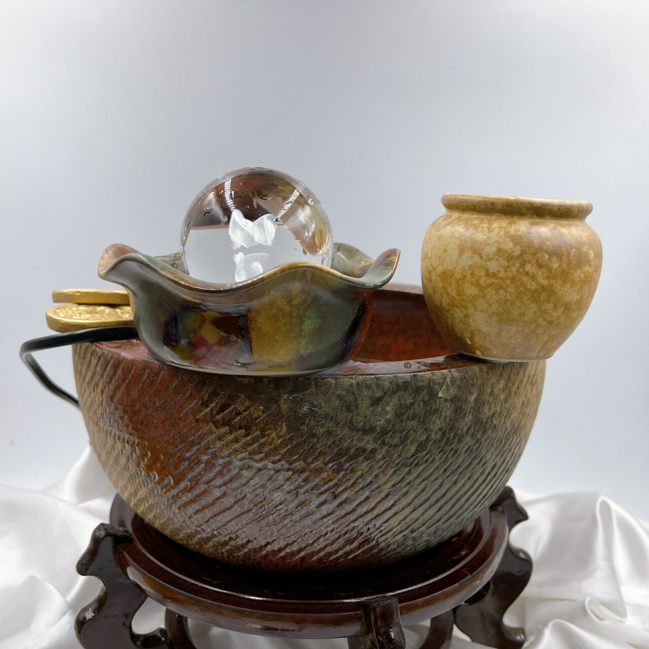 Sweet Heart 田芯開運精選 💯台灣現貨 MIT鶯歌 陶瓷 五行 招財進寶 時來運轉 流水 盆 (五行大款) 6