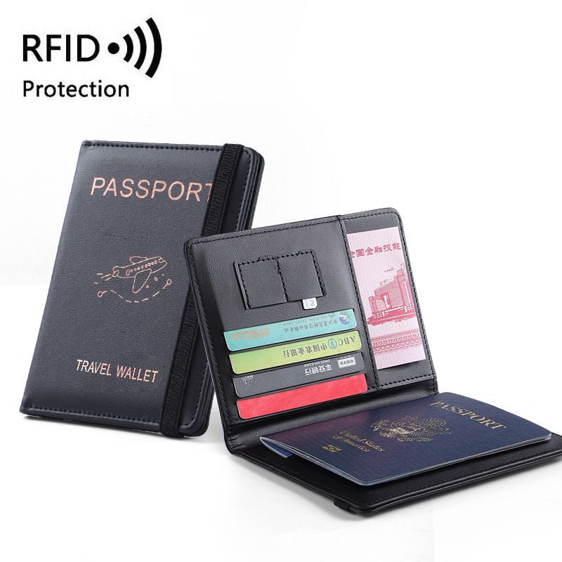 護照包 便捷出國護照保護套rfid護照收納包 ins卡包 機票護照夾男女