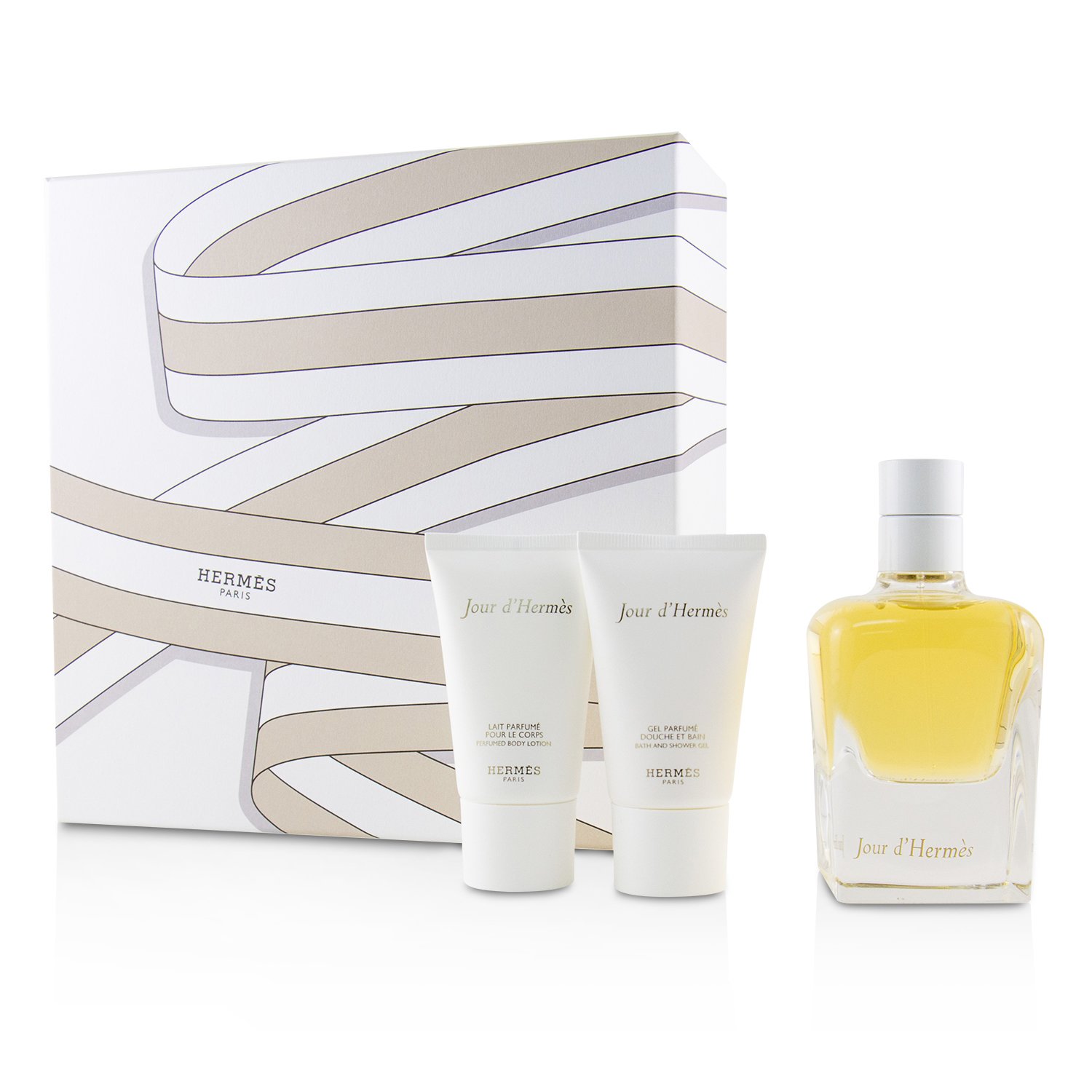 愛馬仕 Hermes - 愛馬仕之光女香組合Jour D'Hermes Coffret:香水85ml+乳液30ml+沐浴露30ml