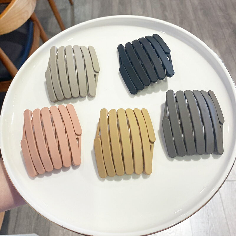 可伸縮發箍新款折疊外出發帶發卡女夏天隱形發窟帶齒壓發洗臉頭箍