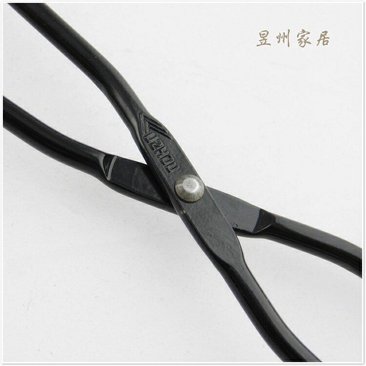 家用廚房加長版煤球夾火鉗卡槽垃圾夾扁頭長夾子拾物器碳夾煤炭 2