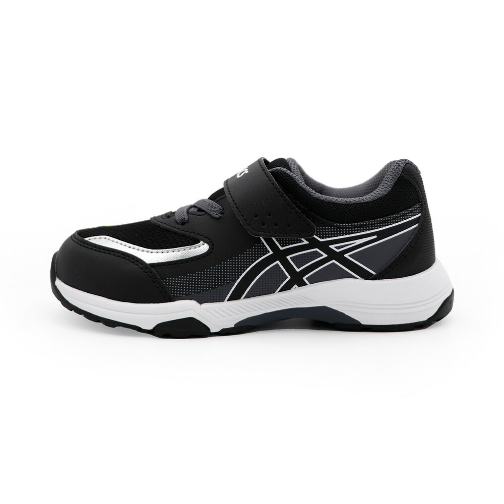ASICS LAZERBEAM KG-MG 魔鬼氈 慢跑鞋 中童鞋 黑白 S1637 (1154A213-001)