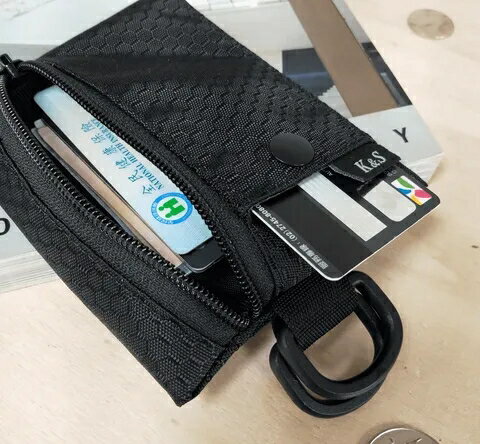 都會 x 輕便型卡卡零錢包-潮流黑 2