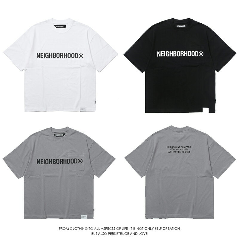 NEIGHBORHOOD 日系山本聯名耀司純棉T恤寬鬆休閒圓領NBHD短袖上衣