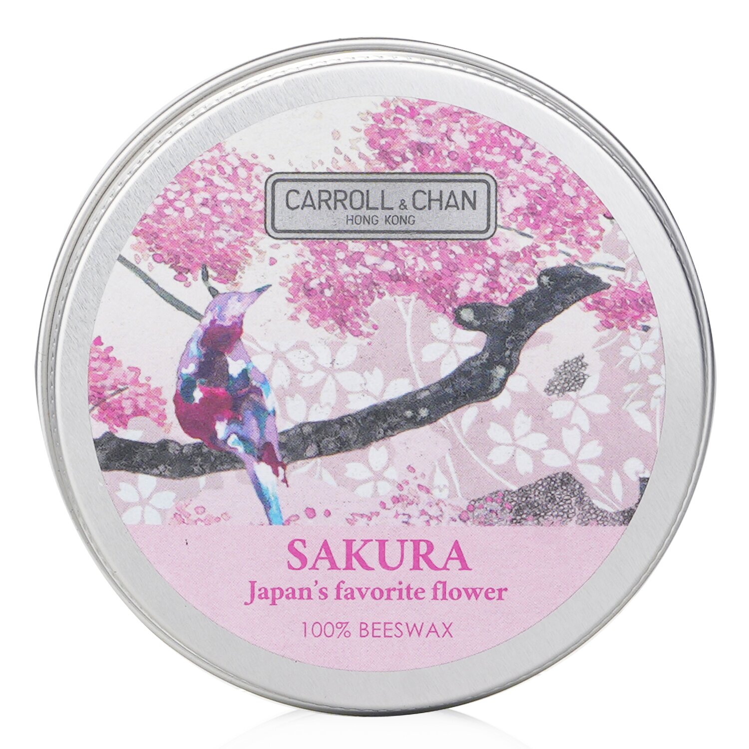 卡羅爾與陳 Carroll & Chan - 100% 蜂蠟迷你罐裝蠟燭 - # Sakura