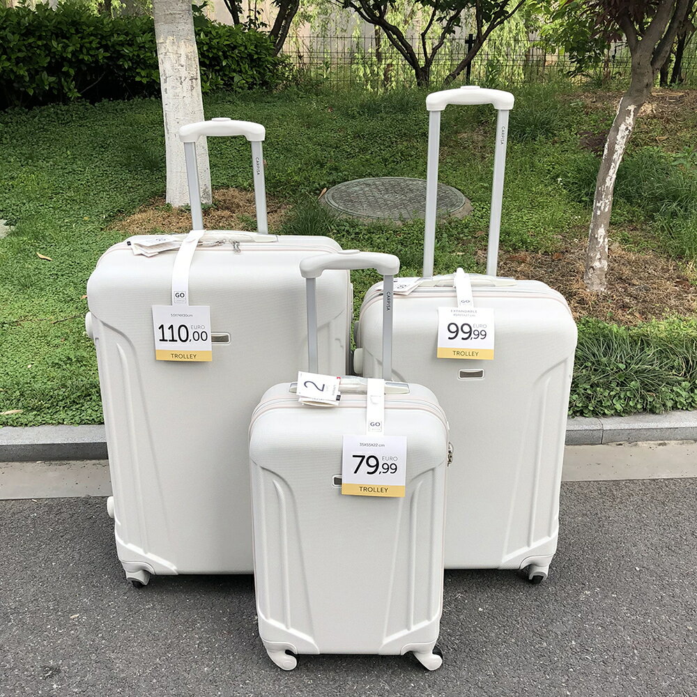 行李箱出口義大利超輕登機拉桿箱萬向輪女24寸外貿擴充套件行李箱拉鏈旅行箱