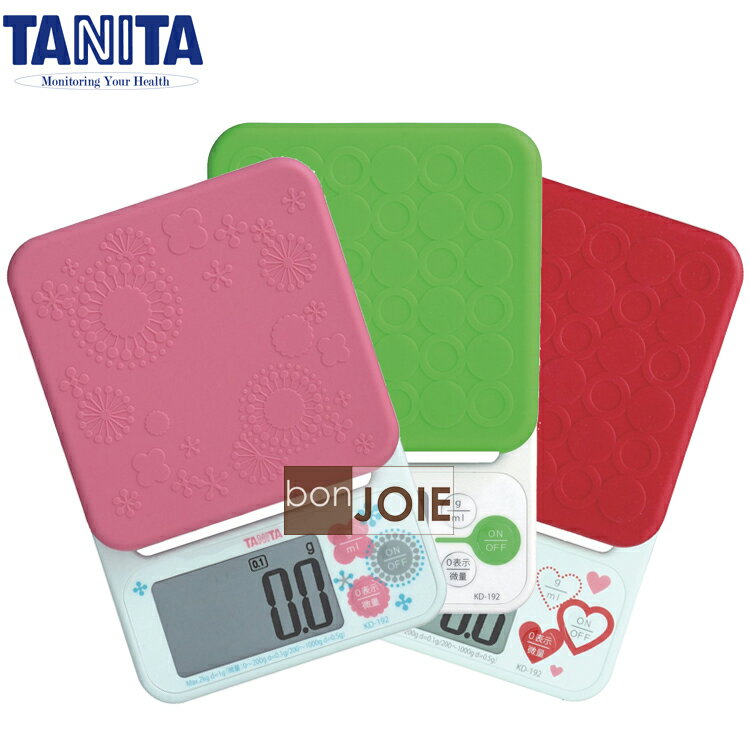 ::bonJOIE:: 日本進口 境內版 TANITA KD-192 料理電子秤 KD192 (全新盒裝) 最大秤重 2kg 、最小刻度 0.1g