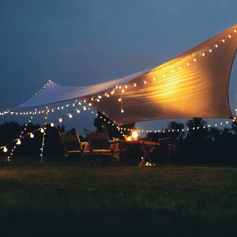 野營氣氛燈小燈串戶外露營帳篷氛圍燈LED照明燈生日聚會派對裝飾