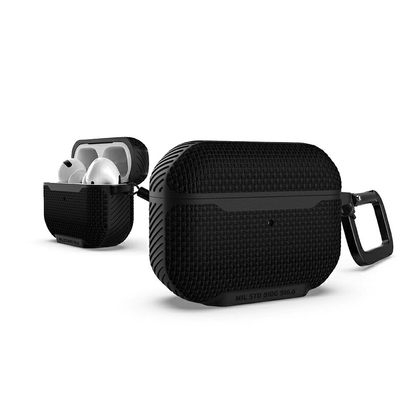 強強滾p UAG AirPods Pro MagSafe耐衝擊保護殼-尼龍黑