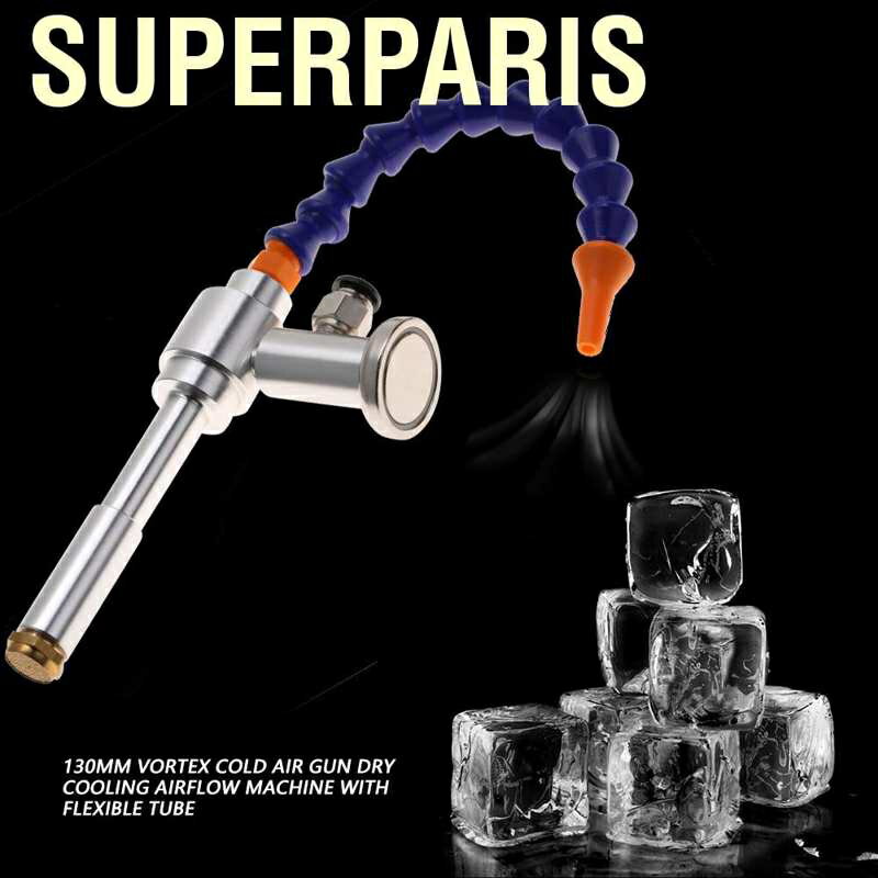 Superparis 130mm 渦流冷風槍, 帶柔性管套件的幹冷卻氣流機 1